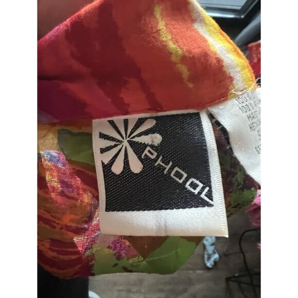 Vintage Phool Sunflower Button Up Blouse Shirt Small - Picture 4 of 4